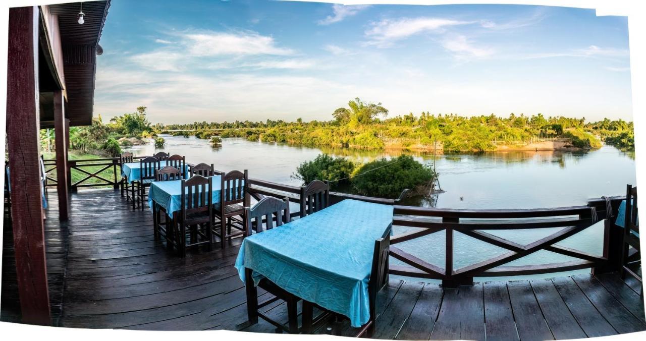 Chanhthida Guesthouse And The River Front Restaurant Ban Khon Eksteriør bilde
